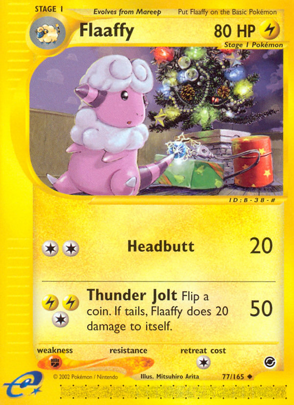 Flaaffy (77/165) - Expedition Base Set Pokémon Card