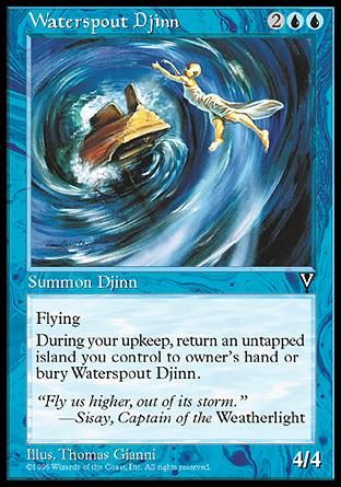 Waterspout Djinn (Visions) Trading Card