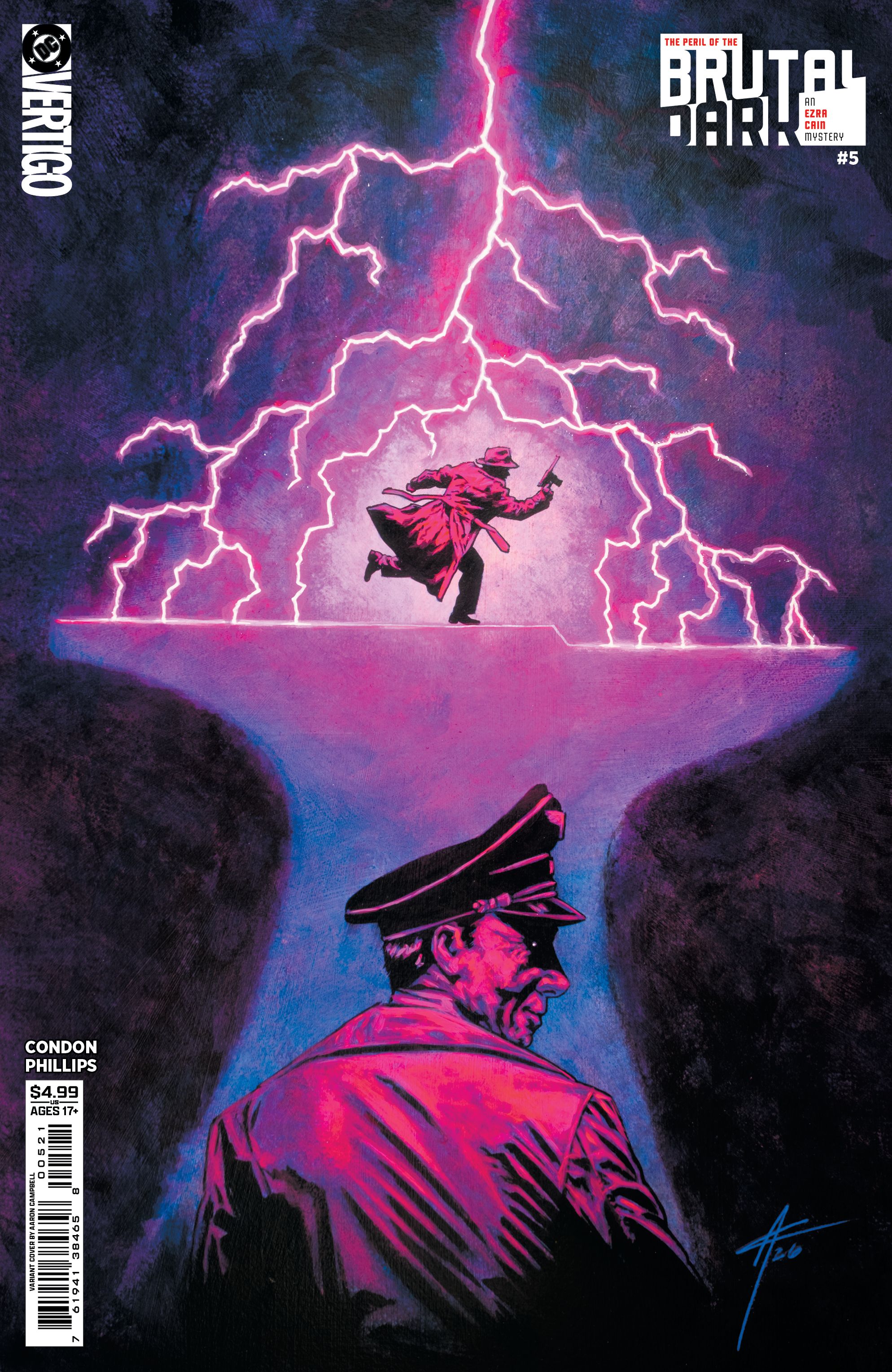 The Peril of the Brutal Dark: An Ezra Cain Mystery #5 (Cvr B Aaron Campbell Card Stock Variant) Comic