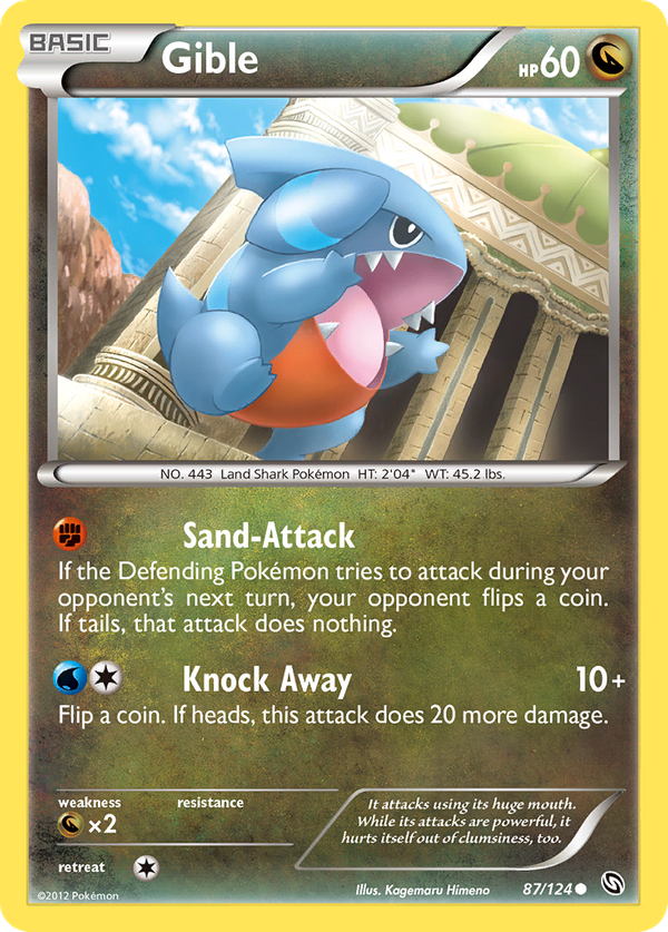 Gible (87/124) Dragons Exalted Value GoCollect (gible87124
