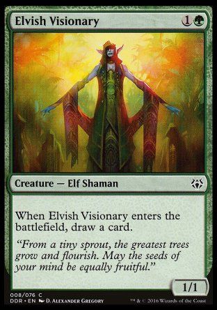 Elvish Visionary (Nissa vs. Ob Nixilis) Trading Card