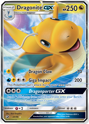 Dragonite GX (37/70) - Dragon Majesty