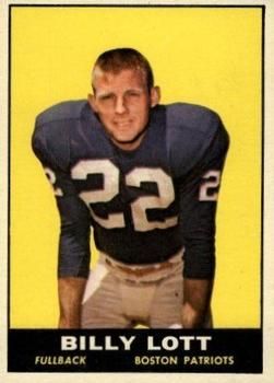 Billy Lott 1961 Topps #176 Sports Card