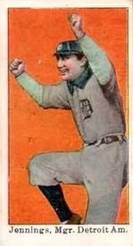 Hughie Jennings 1909 Croft's Candy E92 Sports Card