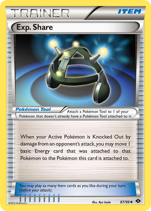 Exp. Share (Trainer: Pokémon Tool) (87/99) - Next Destinies (Reverse Holo)