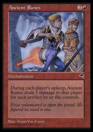 Ancient Runes (Tempest) Trading Card