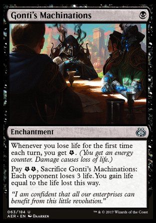 Gonti's Machinations (Aether Revolt) Trading Card