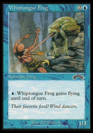 Whiptongue Frog (Exodus) Trading Card