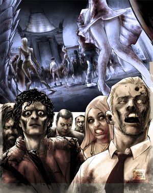 Hollywood Zombie Apocalypse #1 (D Cover Caldwell)