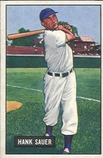 Hank Sauer 1951 Bowman #22 Sports Card