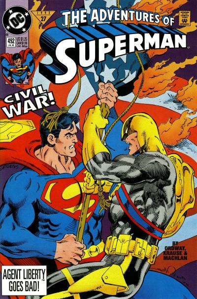 Adventures of Superman #492 Comic