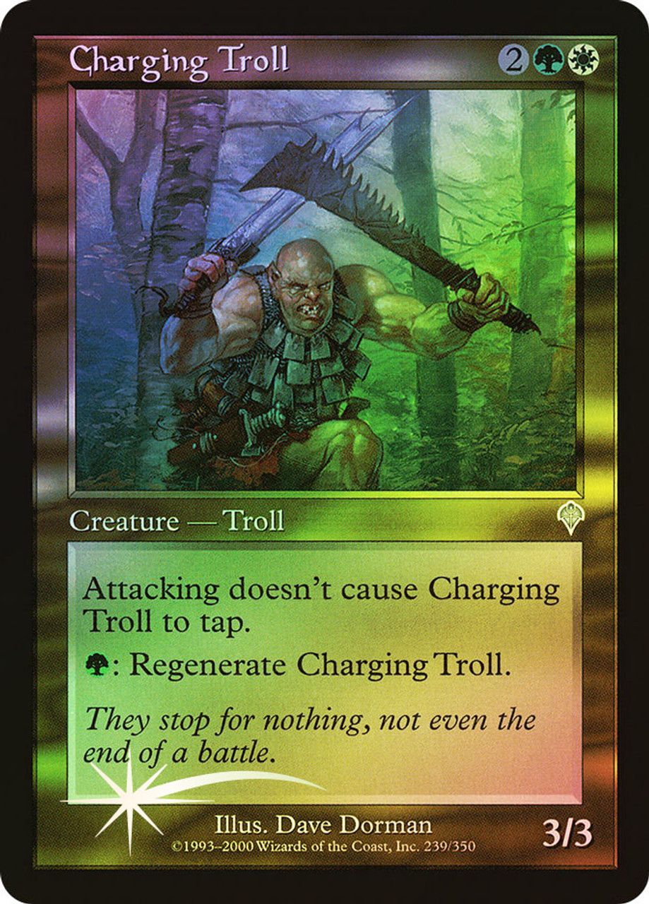 Charging Troll (Invasion - Foil) Trading Card