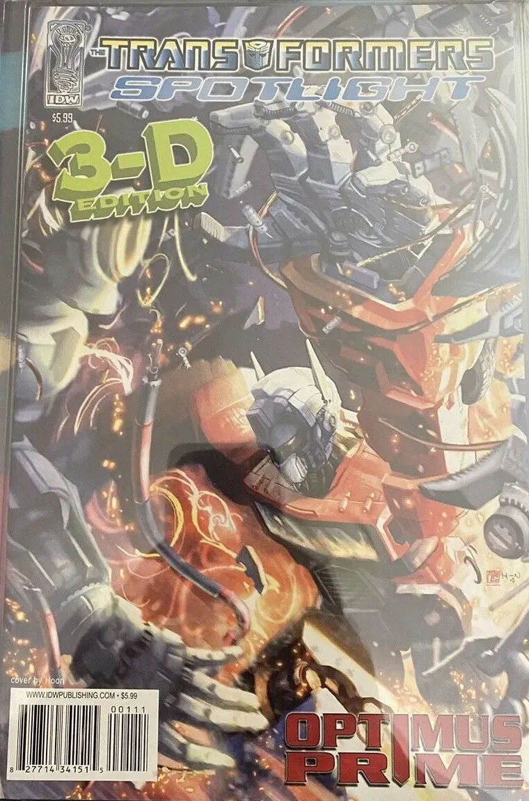 Transformers: Spotlight Optimus Prime: 3-D Comic