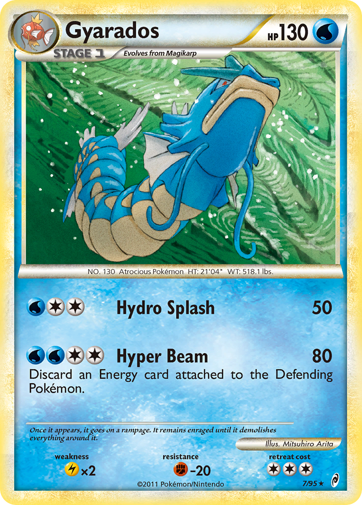 Gyarados (7/95) - Call of Legends Pokémon Card