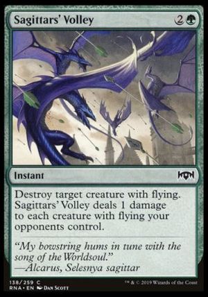 Sagittars' Volley (Ravnica Allegiance)