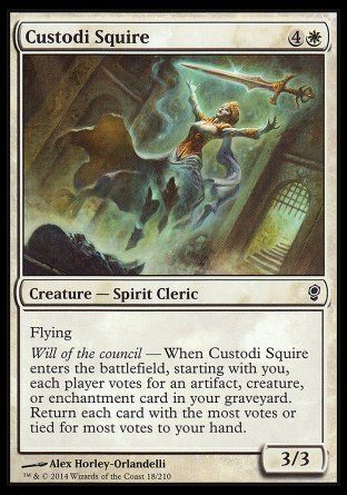 Custodi Squire (Conspiracy) Trading Card