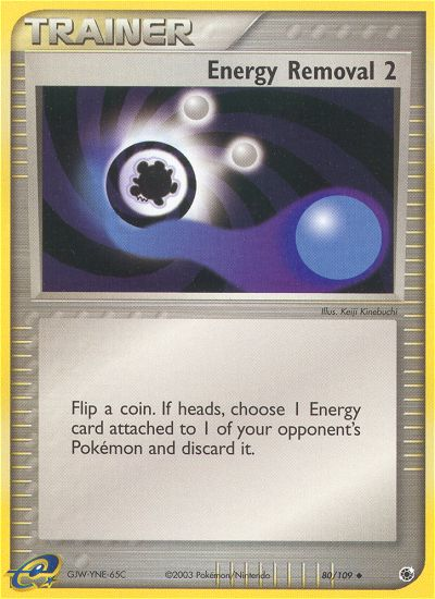 Energy Removal 2 (Trainer: Item) (80/109) - Ruby & Sapphire Pokémon Card