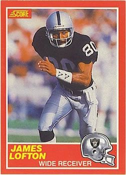 James Lofton 1989 Score #213 Sports Card