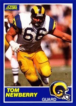 Tom Newberry 1989 Score #28 Sports Card