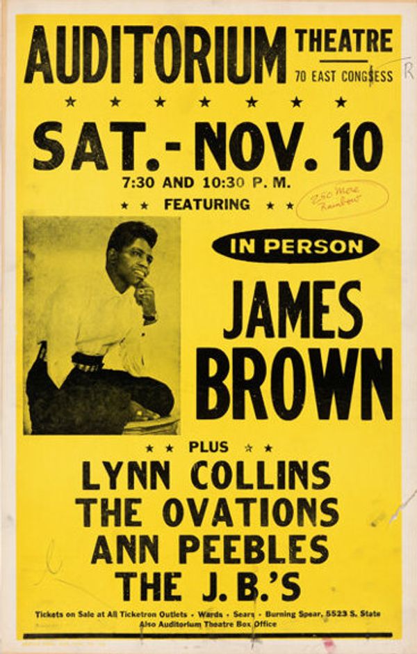 James Brown Auditorium Theatre 1973