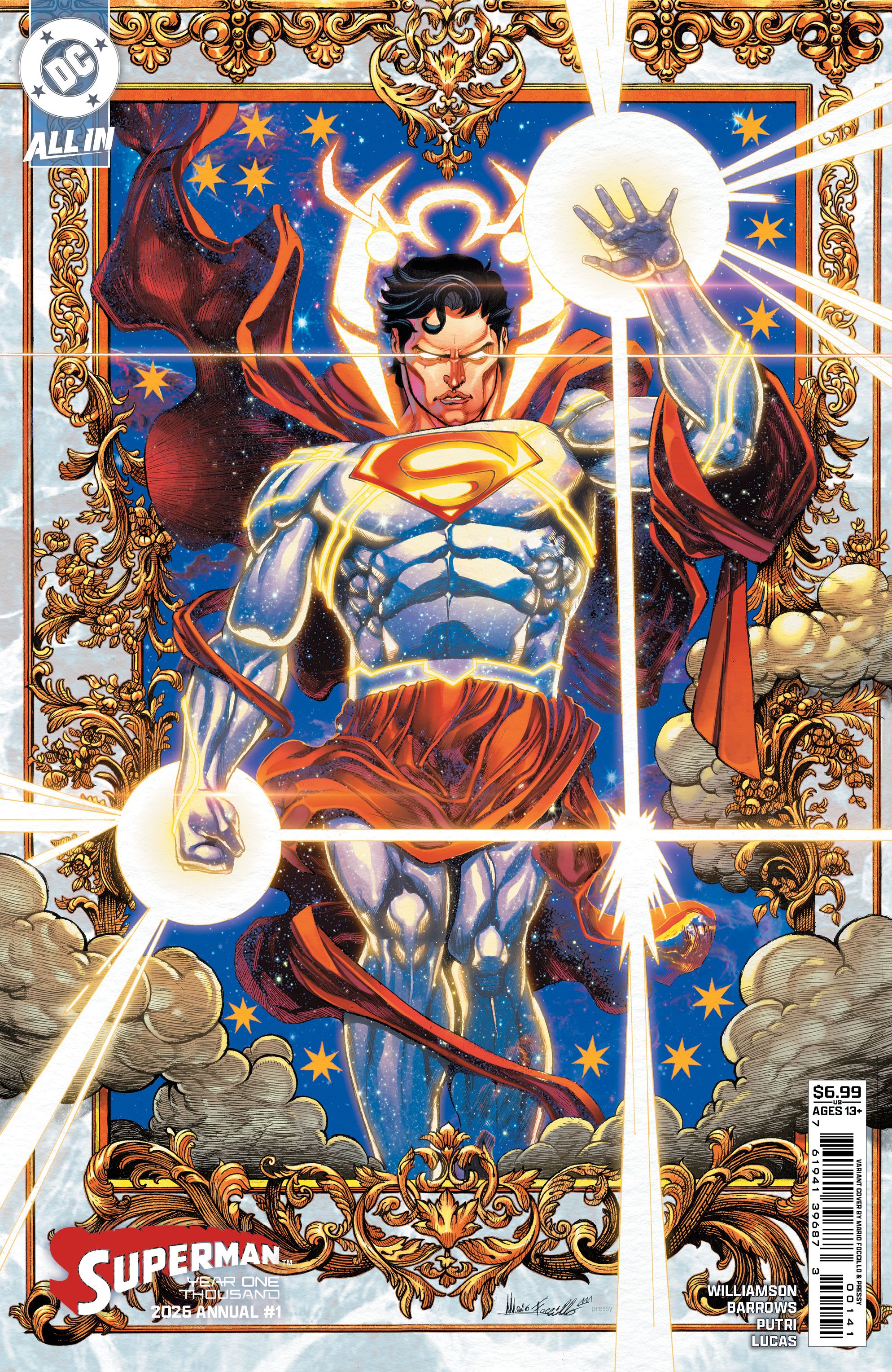 Superman Annual Year One Thousand #1 (Cvr D Mario Foccillo Card Stock Variant) Comic