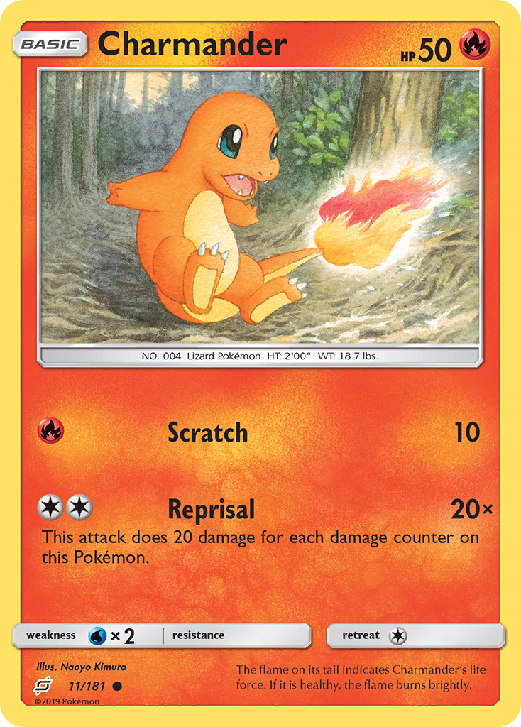 Charmander (11/181) - Team Up Pokémon Card