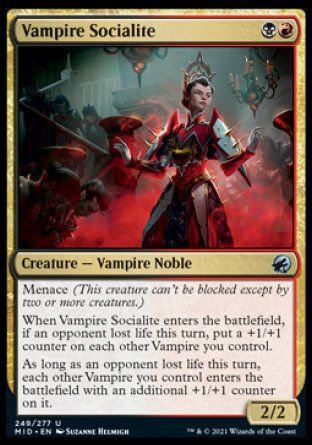 Vampire Socialite (Innistrad: Midnight Hunt) Trading Card