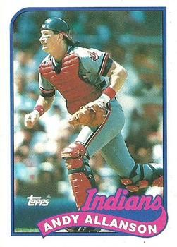 Andy Allanson 1989 Topps #283 Sports Card