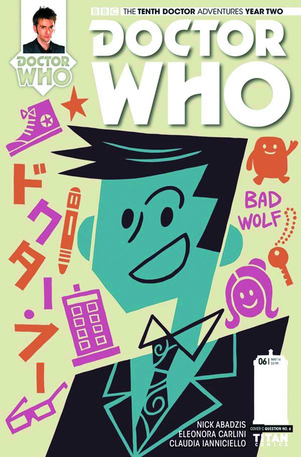 Doctor Who: 10th Doctor - Year Two #6 (Question 6 Variant)