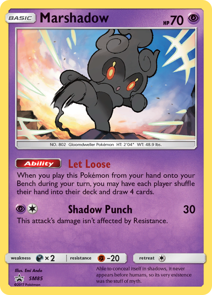 Marshadow (SM85) - SM Black Star Promos Pokémon Card