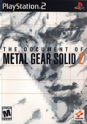 Document of Metal Gear Solid 2 Video Game