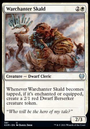 Warchanter Skald (Kaldheim) Trading Card