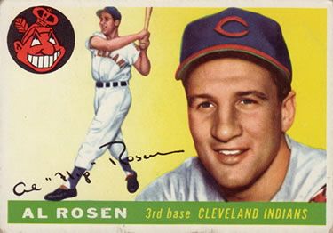 Al Rosen 1955 Topps #70 Sports Card
