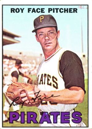 Roy Face 1967 Topps #49