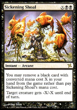 Sickening Shoal (Betrayers of Kamigawa) Trading Card