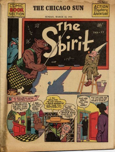Spirit Section #3/12/1944 Comic