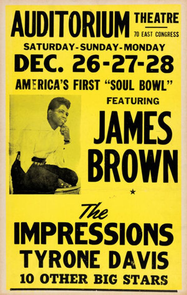 James Brown Auditorium Theatre 1970
