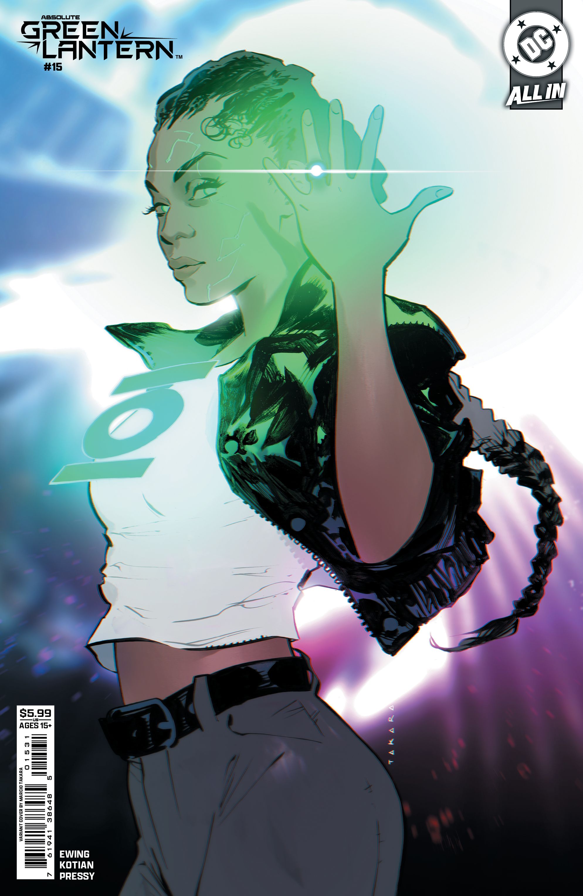Absolute Green Lantern #15 (Cvr C Marcio Takara Card Stock Variant) Comic