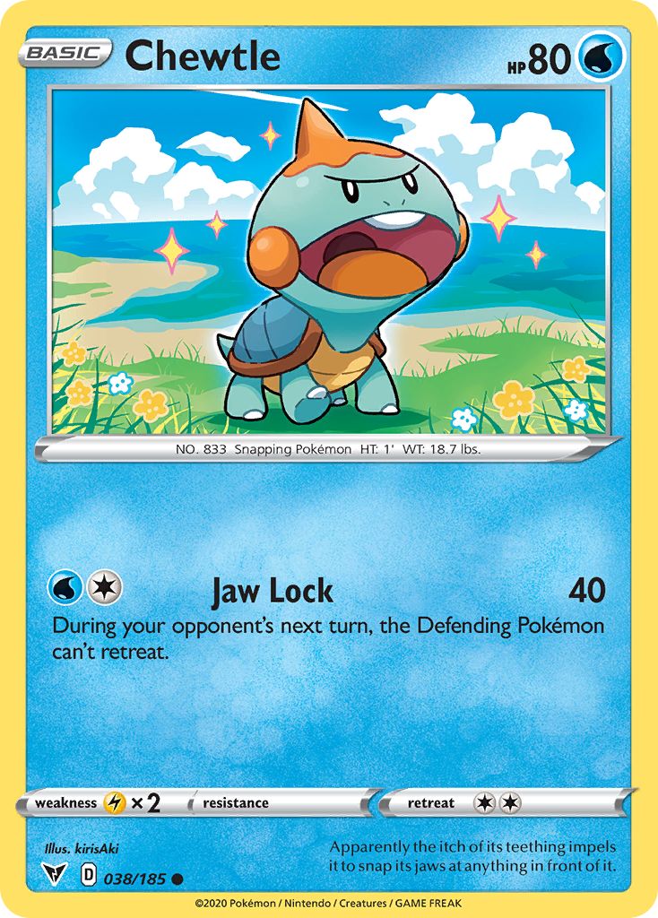 Chewtle (38/185) - Vivid Voltage Pokémon Card