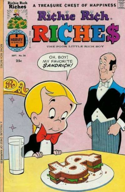 Richie Rich Riches #26 Comic