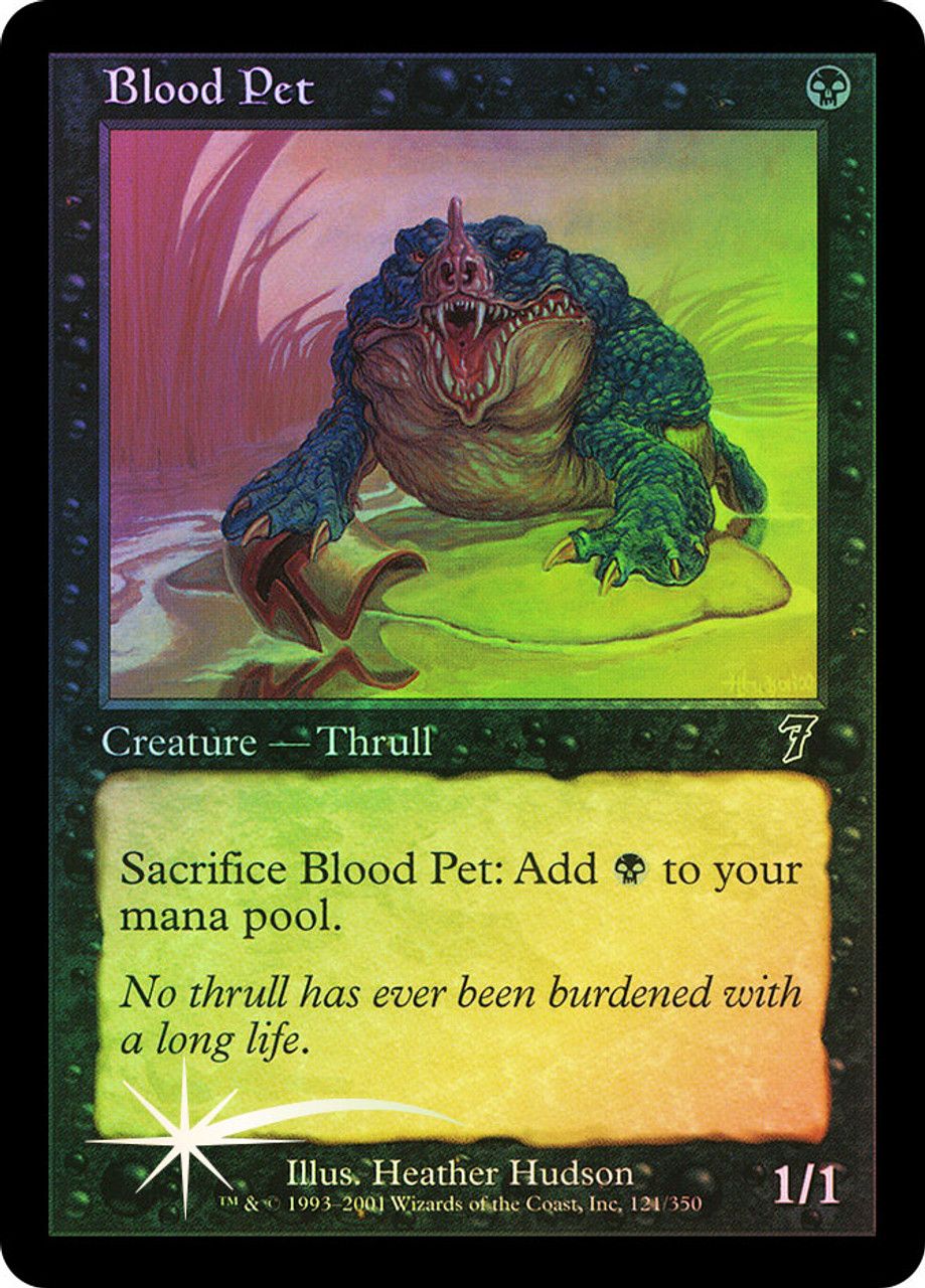 Blood Pet (7th Edition - Foil) Trading Card