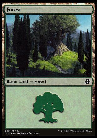 Forest (Elspeth vs. Kiora) Trading Card