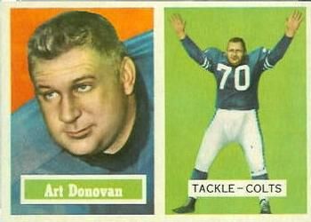 Art Donovan 1957 Topps #65 Sports Card