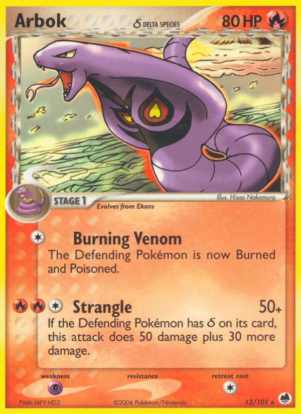 Arbok δ (13/101) - Dragon Frontiers