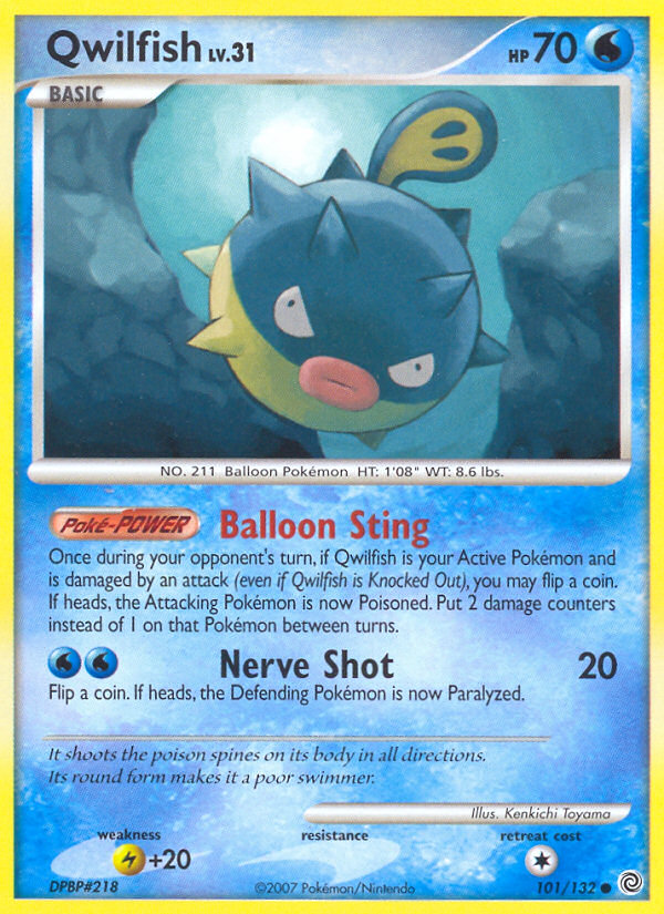 Qwilfish (101/132) - Secret Wonders Pokémon Card