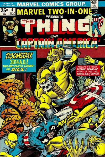 Marvel Two-In-One #4 Comic