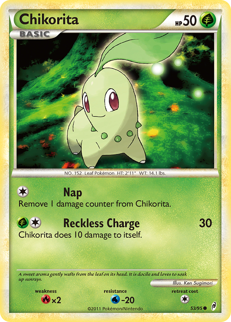 Chikorita (53/95) - Call of Legends Pokémon Card