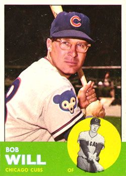 Bob Will 1963 Topps #58 Sports Card
