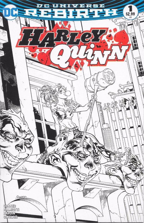 Harley Quinn #1 (Yancy Street Comics Sketch Edition)