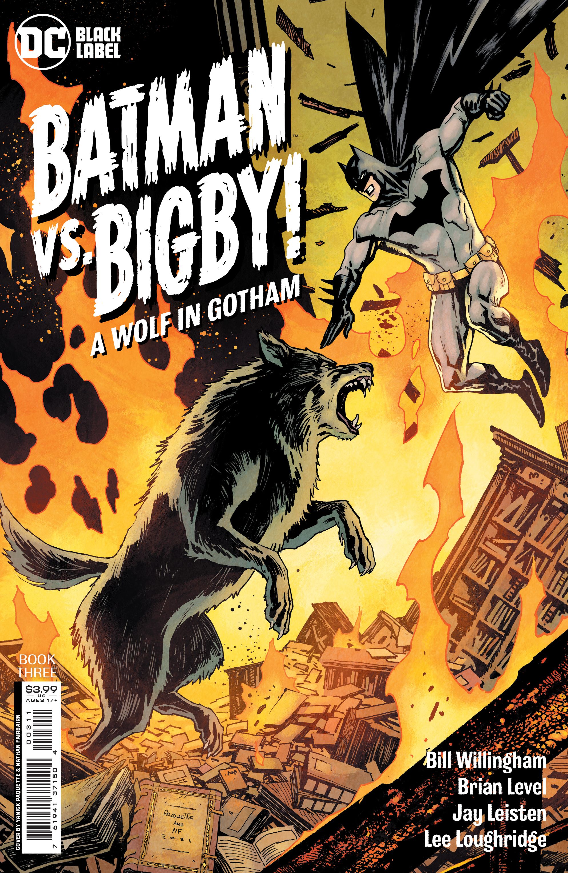 Batman Vs. Bigby: A Wolf In Gotham #3 Comic